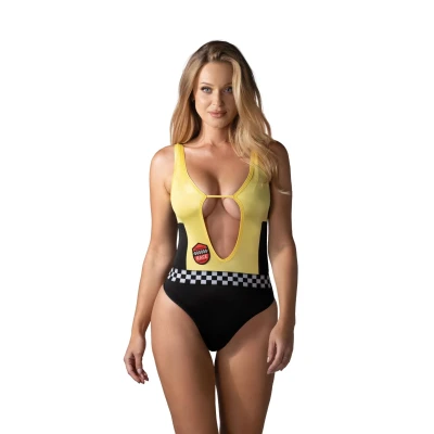 Sportowe body Rallien M/L z regulacją, inspiracją motoryzacją, multicolor