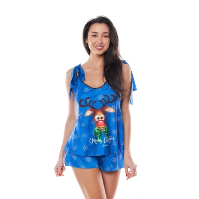 Komplet bielizny damskiej ASTER w kolorze niebieskim, rozmiar L/XL, elegancja i komfort