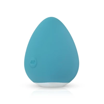 Wibrujące jajeczko intymne San Antonio — niebieskie, silikonowe, 10 ustawień wibracji