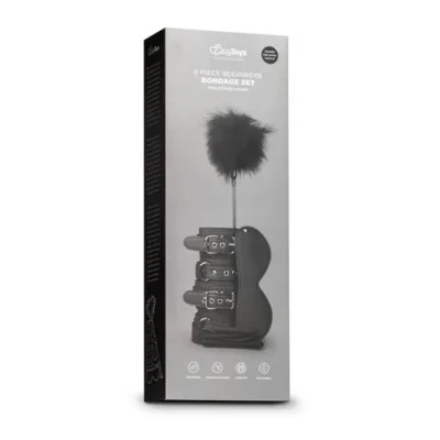 Zestaw do niewoli dla początkujących - Kajdanki, Maska i Podrażniacz Zmysłów