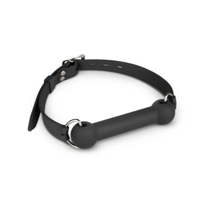 Gag silikonowy typu bitowy z regulowanym paskiem, komfortowy w użytkowaniu podczas BDSM