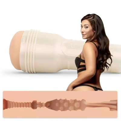 Masturbator analny Fleshlight Girls - Eva Lovia Spice, 25cm, żebrowany, TPE