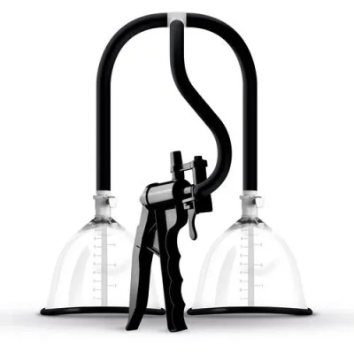 Laktator do powiększania biustu SAIZ Premium - Ergonomiczny, przezroczysty, silikonowy