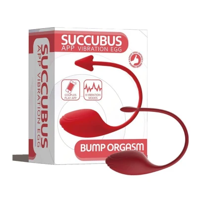 Wibracyjny jajko intymne z aplikacją - 10 trybów, silikon, wodoodporne, SUCCUBUS APP