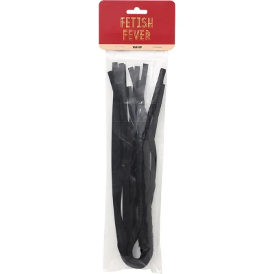 Ekskluzywny czarny bicz erotyczny z wysokiej jakości materiałów dla entuzjastów przyjemności