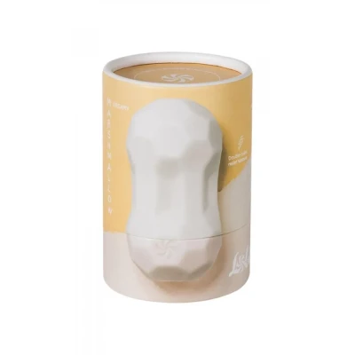 Masturbator realistyczny TPE Marshmallow Dreamy White, kompaktowy i wodoodporny