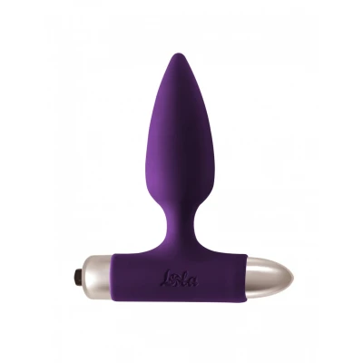 Wibrująca wtyczka analna z silikonem medycznym, 10 trybów - Glory Ultraviolet