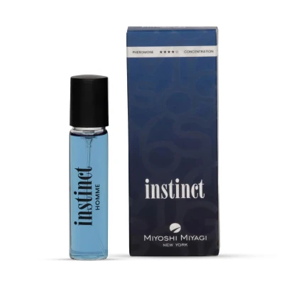 Perfumy męskie z feromonami Miyoshi Miyagi INSTINCT 15ml - zmysłowy zapach przyciągający uwagę