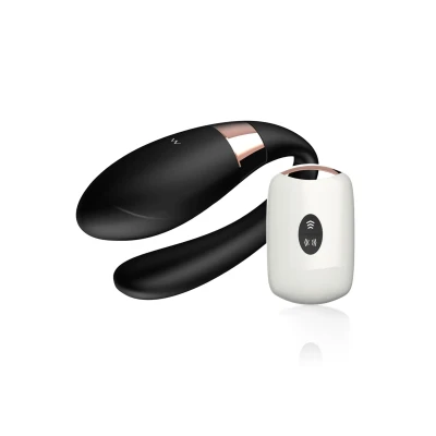 Stymulator intymny V-Vibe Black USB, 7 funkcji, zdalne sterowanie, wodoodporny