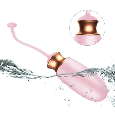 Masażer intymny z wibracjami, silikonowe jajko z pilotem, sterowanie głosem, ogrzewanie