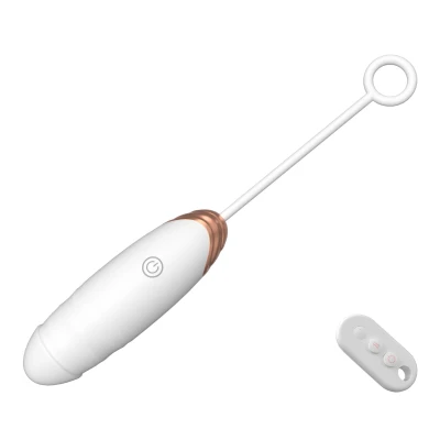 Wibrujące jajko miłości silikonowe USB z 7 trybami wibracji i zdalnym sterowaniem