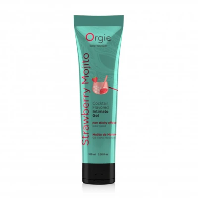 Żel intymny na bazie wody o smaku Truskawkowego Mojito - Lube Tube Cocktail 100ml