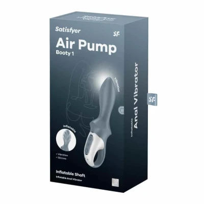 Wibrator analny z funkcją pompowania i intensywnymi wibracjami Satisfyer Air Pump Booty 1