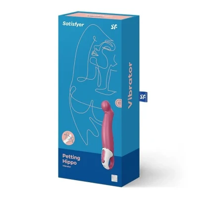 Wibrator do stymulacji punktu G, Satisfyer Petting Hippo, 12 trybów wibracji, wodoodporny