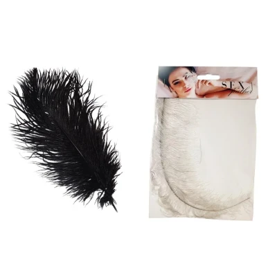 Piórko erotyczne do stymulacji zmysłów, 20 cm, delikatne i unikalne kolory