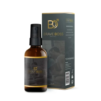 Spray opóźniający wytrysk BRAVE BOSS, 50 ml – intensywne doznania intymne