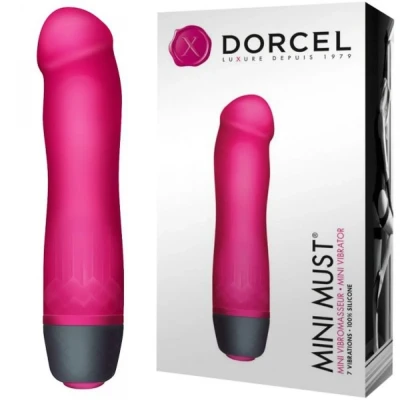 Wibrator kieszonkowy Mini Must Magenta z silikonu medycznego, 12 cm, 7 poziomów wibracji