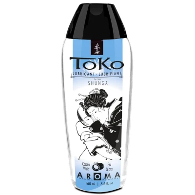 Lubrykant na bazie wody o zapachu i smaku kokosa, 165 ml - Toko Aroma Coconut Water