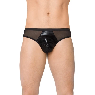 Męskie majtki typu briefs 4517, czarne, rozmiar M/L, komfortowe i stylowe