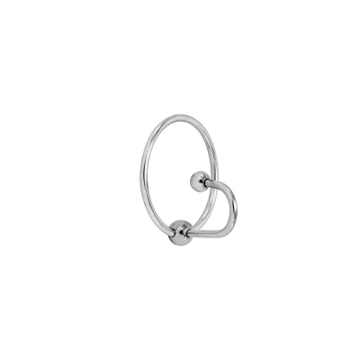 Pierścień na żołądź LOCKED END TORC 40 mm, stal nierdzewna, rozmiar T2, BDSM