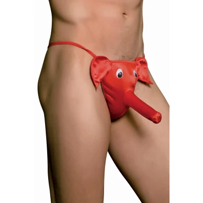 Majtki męskie w kształcie słonia, rozmiar TU, 90% poliester, 10% elastan.