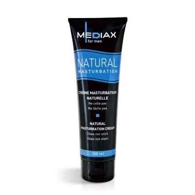 Krem do masturbacji Mediax dla mężczyzn - naturalny, intensywny, z efektem rozgrzewającym 150 ml