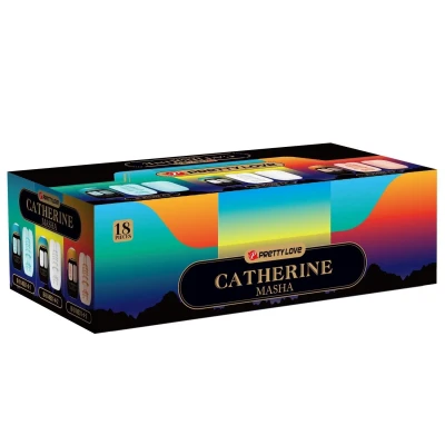 Rękaw masturbacyjny PRETTY LOVE - Catherine MASHA, TPR, 3 tunele wewnętrzne