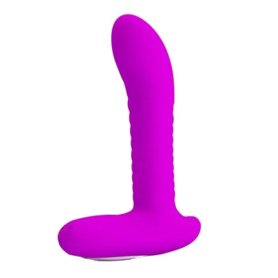 Wibrator prostaty PRETTY LOVE z USB, 12 trybów wibracji, 3 tryby obrotowe