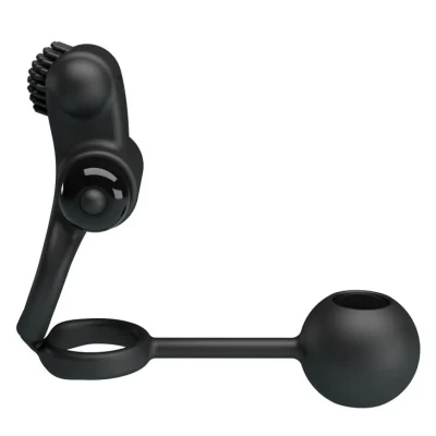 Wibracyjna nakładka na penisa Pretty Love IV, 10 funkcji wibracji, silikon ABS