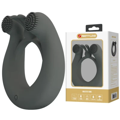 Pierścień wibracyjny MASTER RING z 12 trybami i funkcją pamięci, wodoodporny