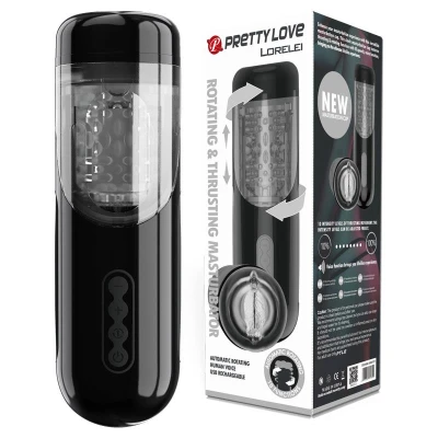 Męski masturbator automatyczny PRETTY LOVE -LORELEI, 5 prędkości, 10 ustawień pchania