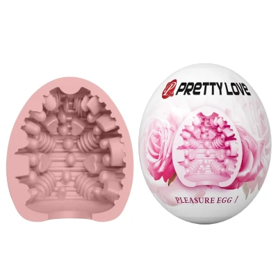 Stymulator intymny PRETTY LOVE - Pleasure Egg I, ABS / TPR, ergonomiczny kształt