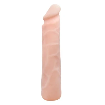Realistyczny dildo BAILE - Kompanion Przyjemności, cyberskóra, wodoodporny, 24 cm