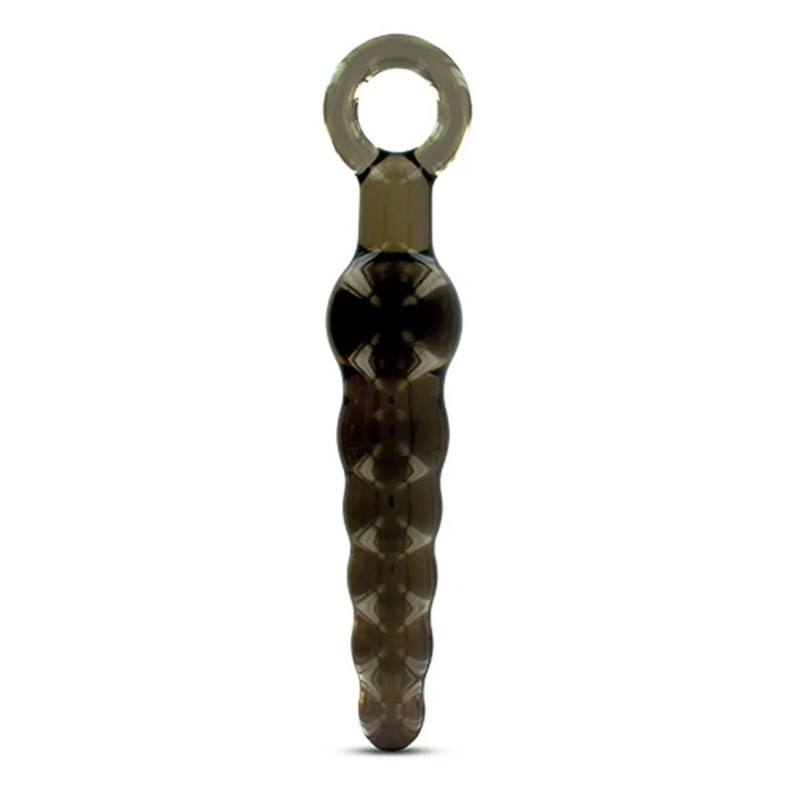 Dildo analne WORM GREY, ergonomiczne, TPR, ultra gładkie materiałem dla maksymalnej przyjemności