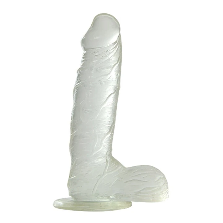 Realistyczne dildo z PVC z przyssawką, 7.5