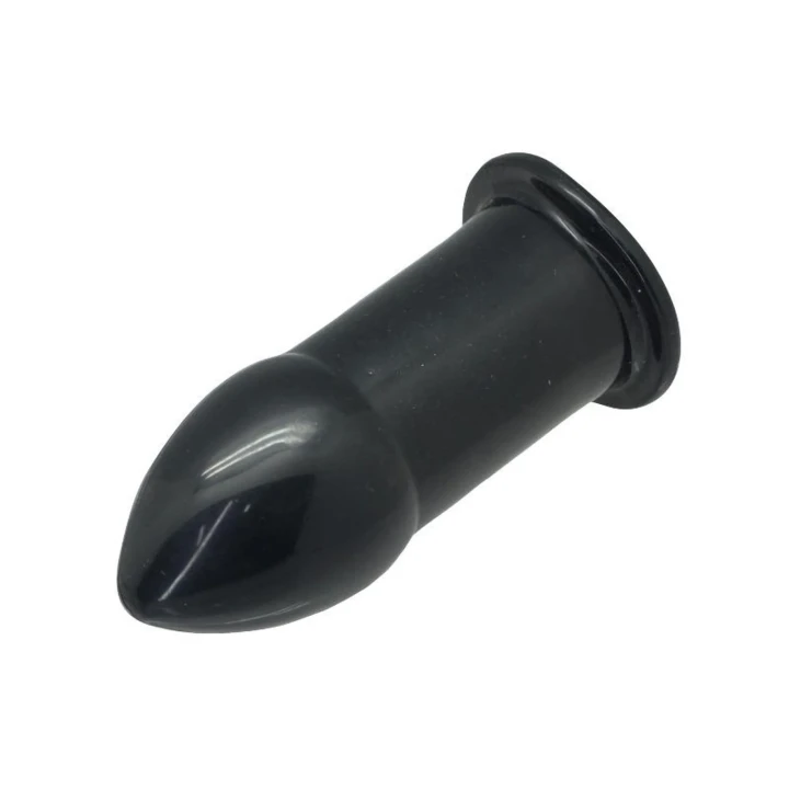 Korek analny treningowy XL - zaawansowany, ergonomiczny, czarny, 12,6 cm, 5,2 cm średnicy