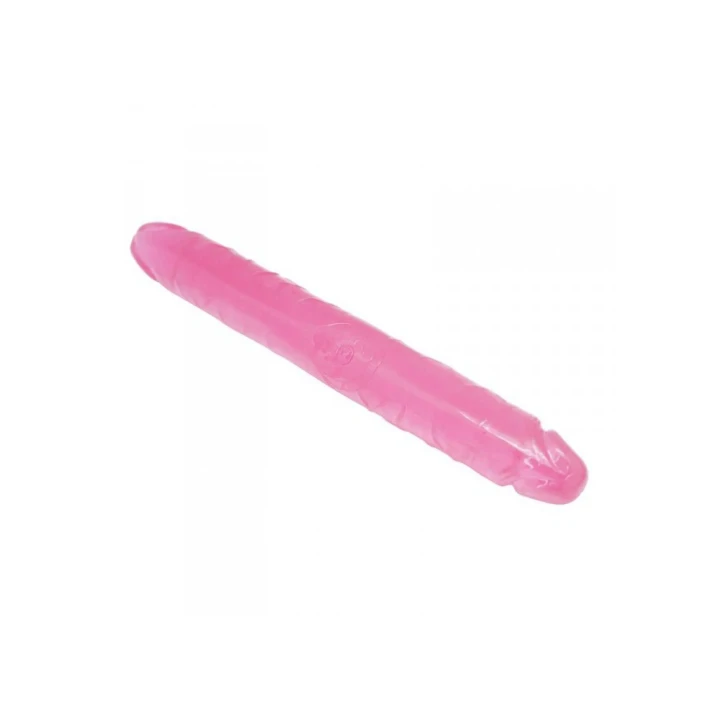 Podwójne dildo SOLID z premium TPE, długość 33 cm, średnica 4 cm.
