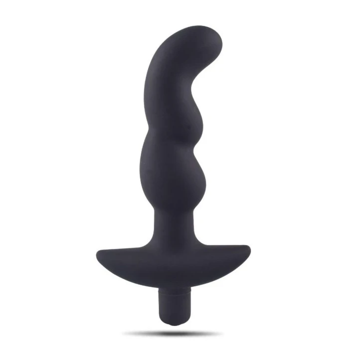 Stymulator analny Black Twist z silikonu medycznego, długość 13 cm, średnica 3,5 cm