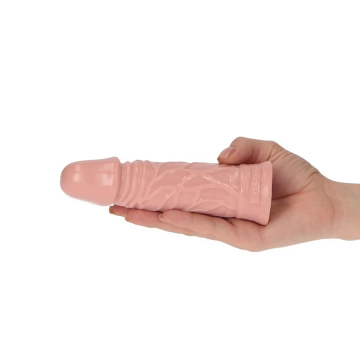Stymulator intymny Dildo Ezio Flesh, 13 cm, anatomia realistyczna, wodoodporny