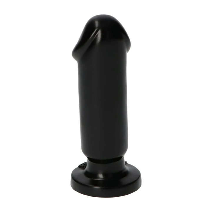 Dildo do stymulacji - Caio Black, wodoodporny, z przyssawką, realistyczny wygląd