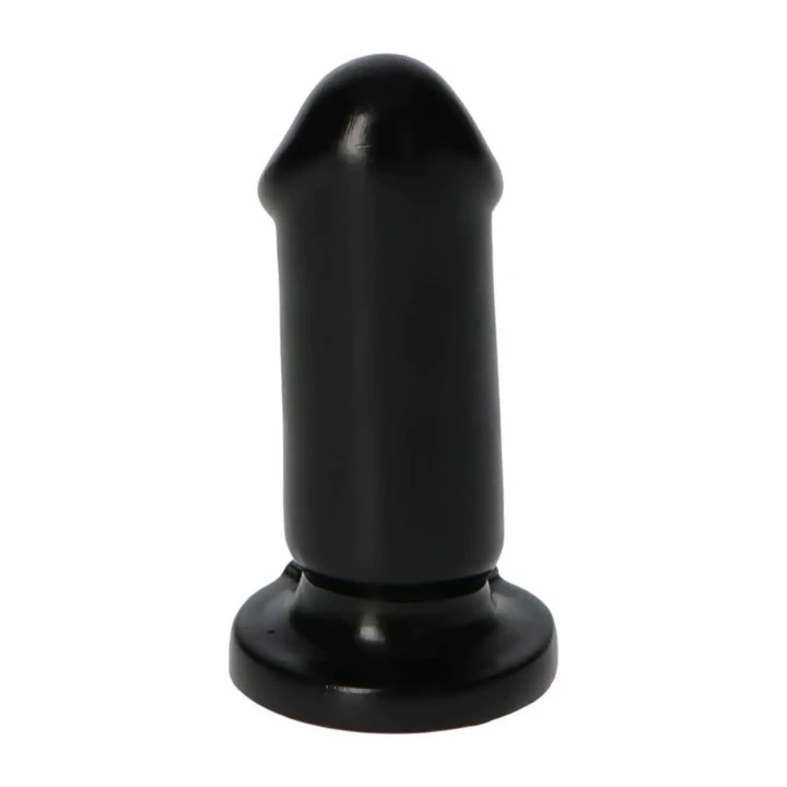 Plug analny dla początkujących, czarny, z przyssawką, 8 cm długości, Mio Black