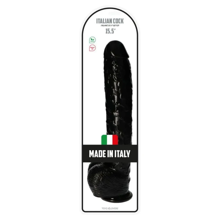 Realistyczny dildo - Włoski model o długości 15,5