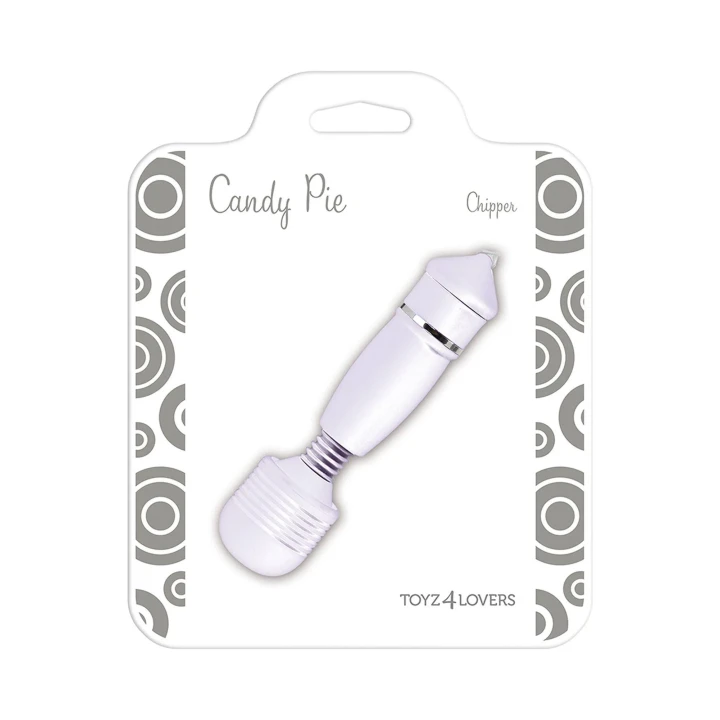 Stymulator łechtaczki CANDY PIE CHIPPER z regulowanymi wibracjami, ABS