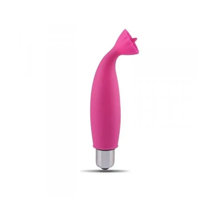 Mini wibrator palcowy wodoodporny z silikonu, 11 cm, intensywne doznania