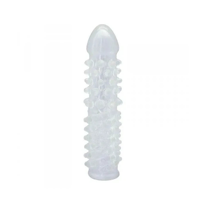 Stymulator falliczny TPE 16.5 cm z unikalnymi wypustkami - Timeless More