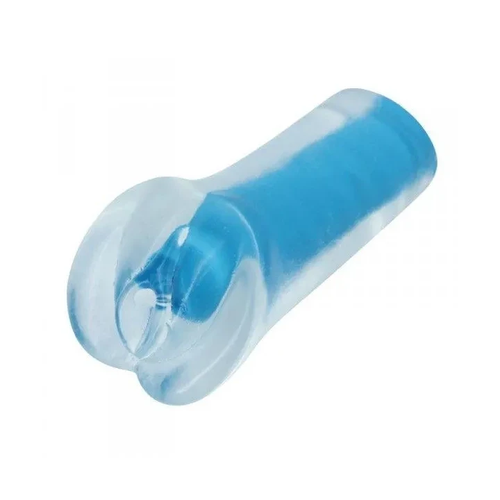 Masturbator dla mężczyzn Timeless Blue - wysokoelastyczny TPE, 11.5 cm