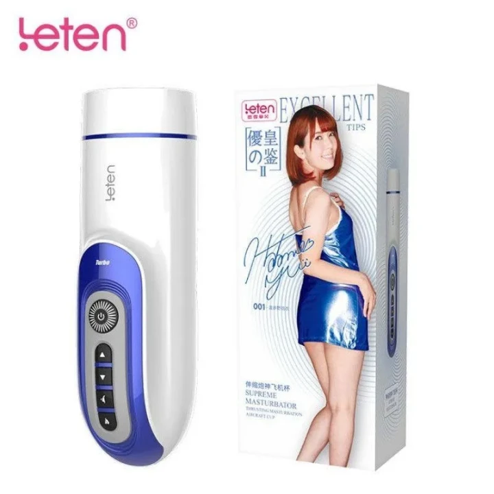 Masażer męski Leten z funkcją wibracji i automatycznym ruchem, 27.1 cm