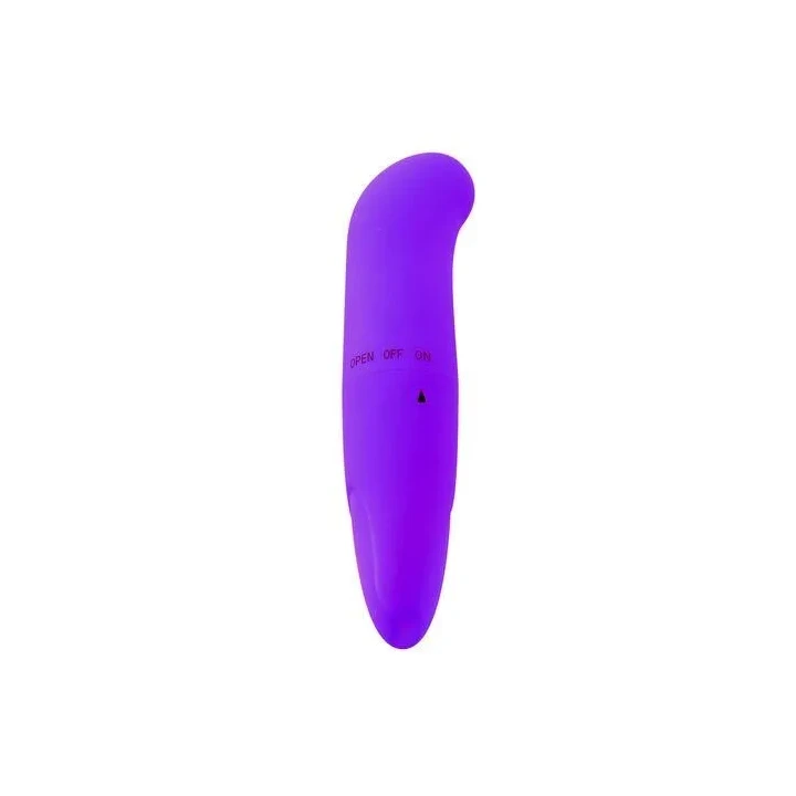 Wibrator do stymulacji punktu G, ergonomiczny, wodoodporny, fioletowy, ABS 11,5 cm