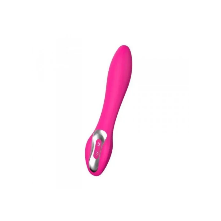 Wibrator ergonomiczny, wodoodporny, różowy, z regulacją intensywności - Elys