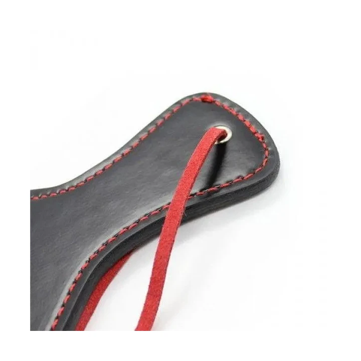 Ręczna skórzana paleta do uderzeń, Okrągła, czarna, Pejcz-Paletta Circle Paddle